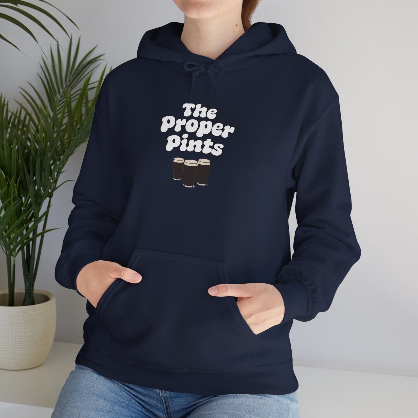 Guinness 'The Proper Pints' Retro Print Hoodie