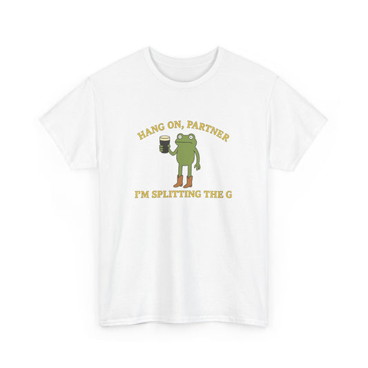 Split the G Unisex Tee - Guinness Hang On Partner Shirt