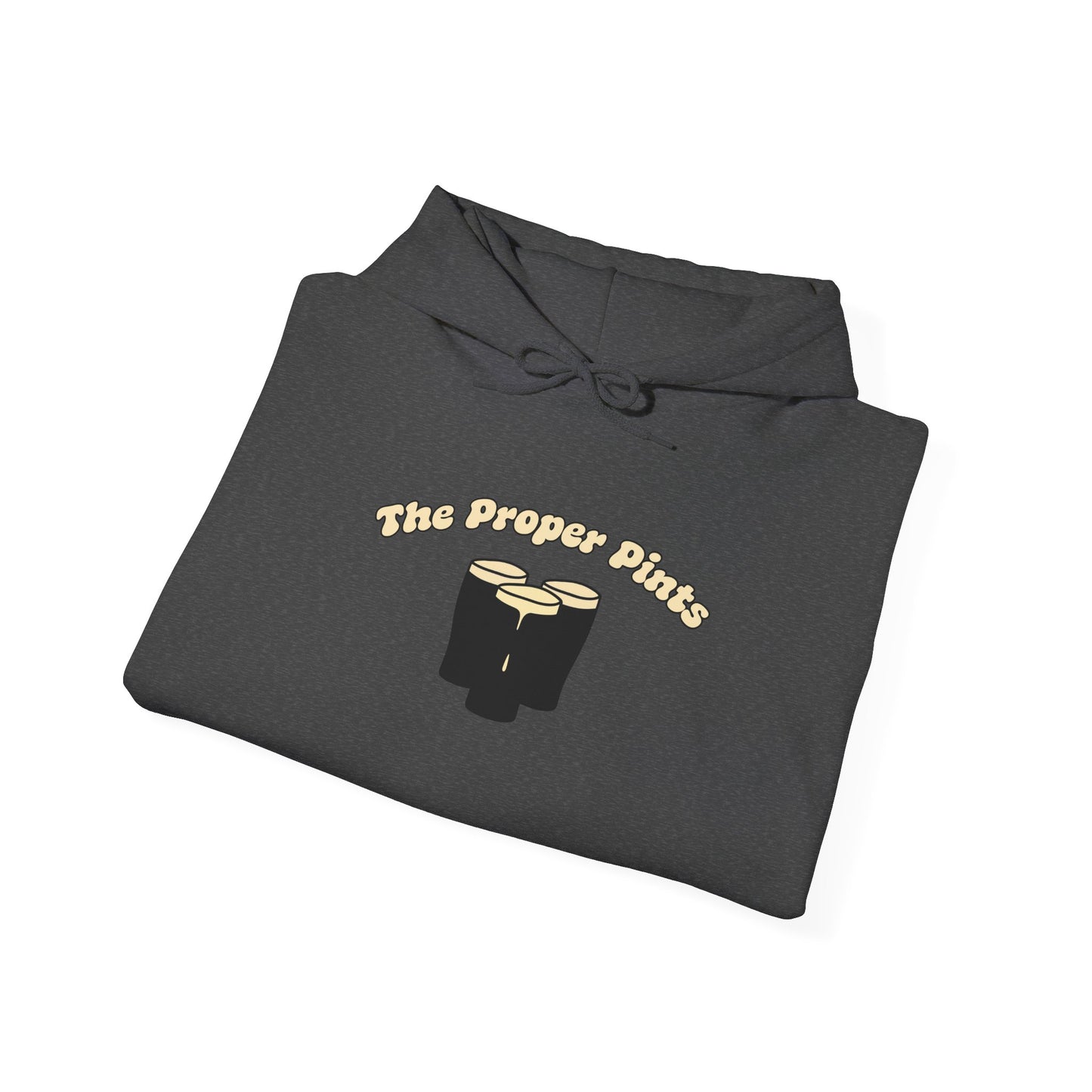 The Proper Pints Guinness Cream Retro Print Hoodie