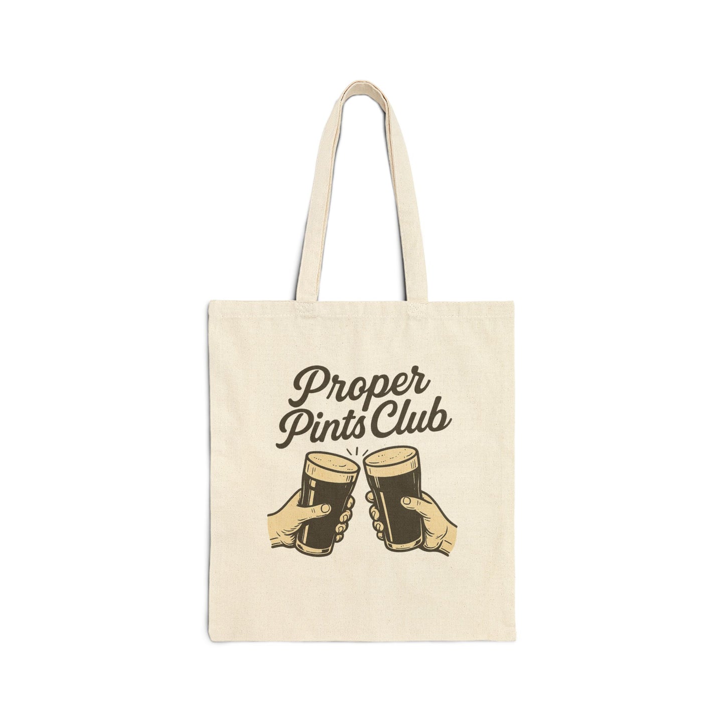 Proper Pints Guinness Canvas Tote Bag, perfect for lovers of Guinness and good beer!