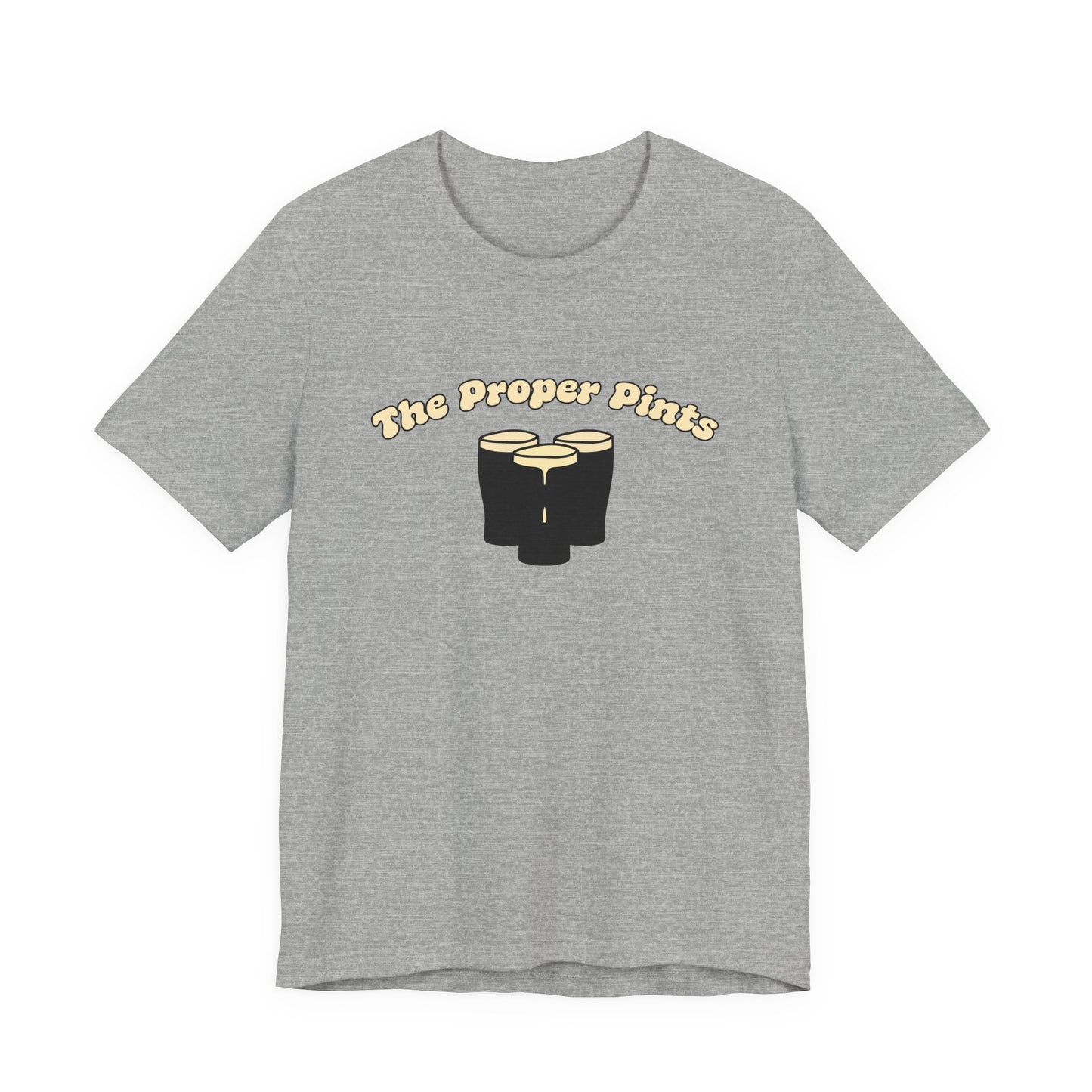 The Proper Pints T-Shirt — Retro Beer Pint Graphic Tee
