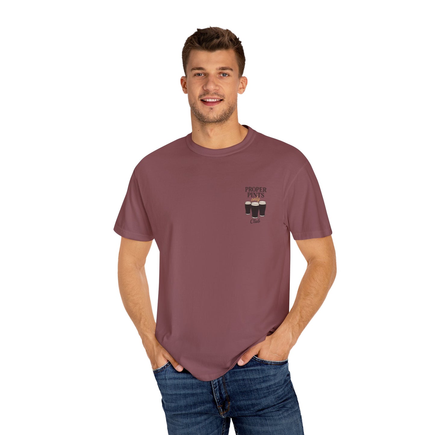 Proper Pints Guinness Club T Shirt- Front and Back Design