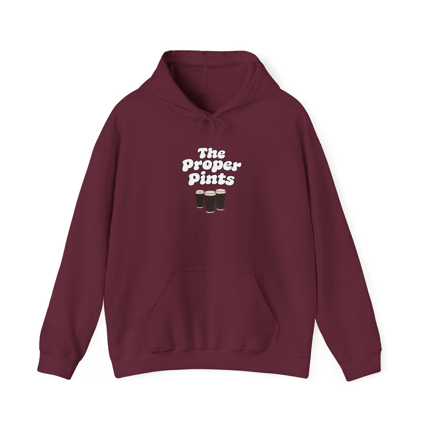 Guinness 'The Proper Pints' Retro Print Hoodie