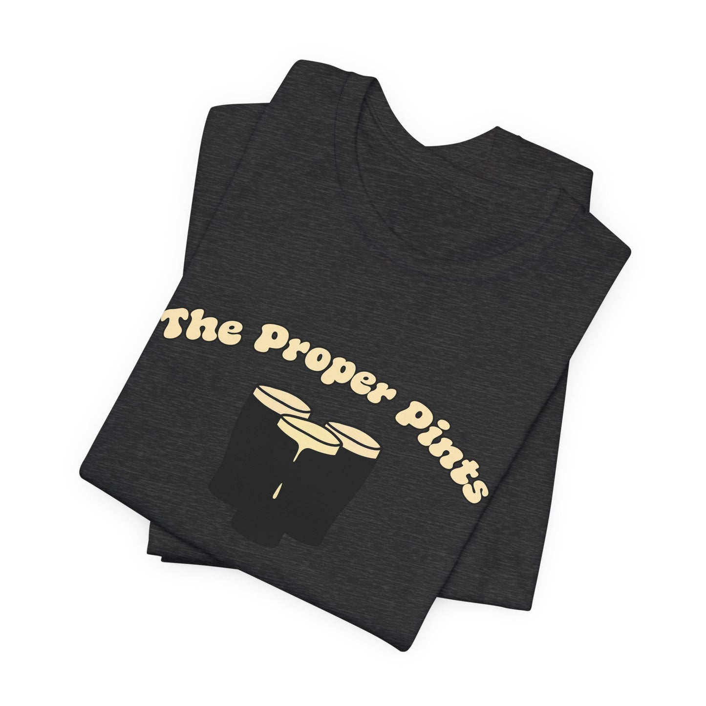 The Proper Pints T-Shirt — Retro Beer Pint Graphic Tee