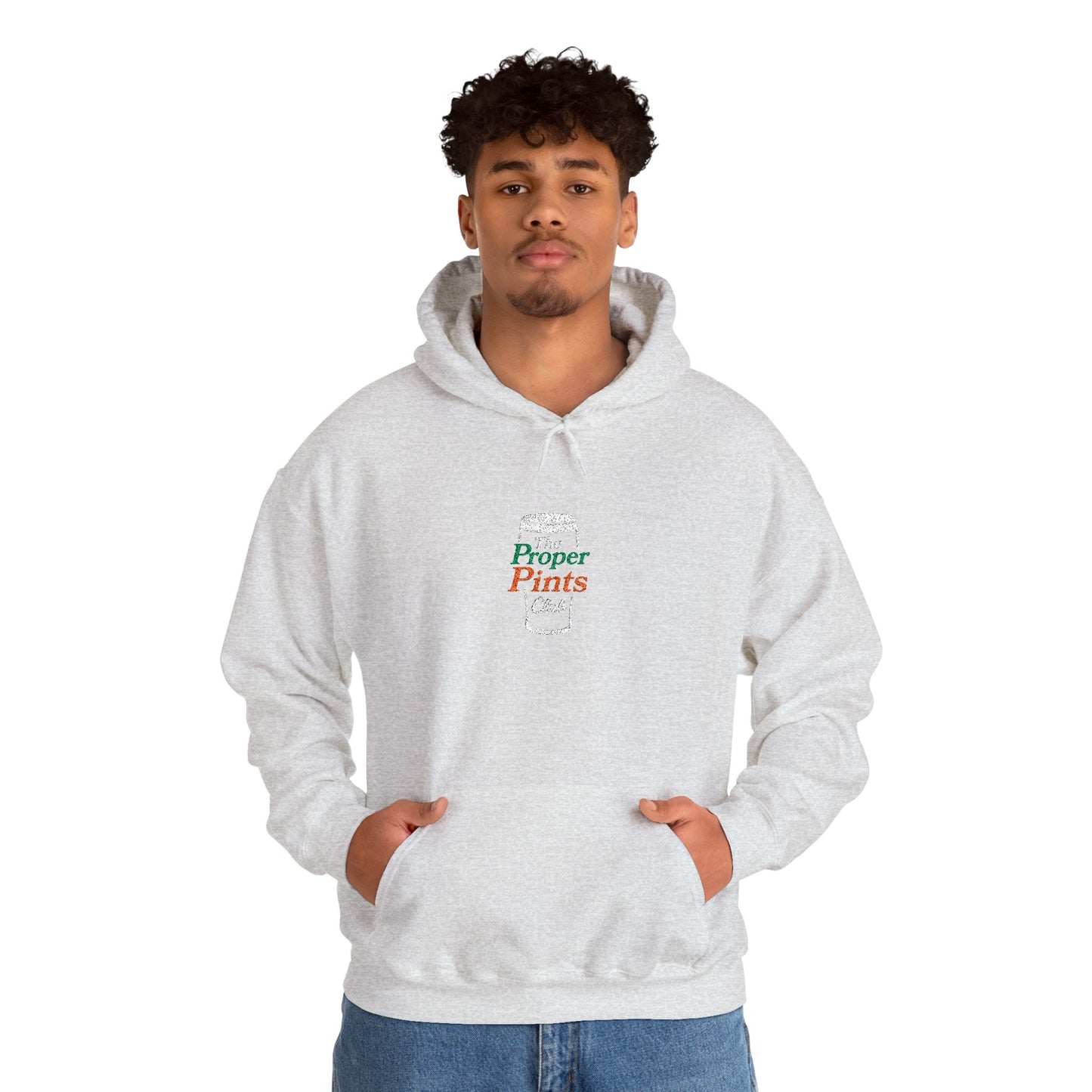Embroidered Hoodie - The Proper Pints Club, Ireland Colours
