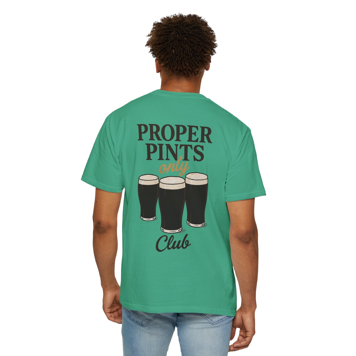 Proper Pints Guinness Club T Shirt- Front and Back Design