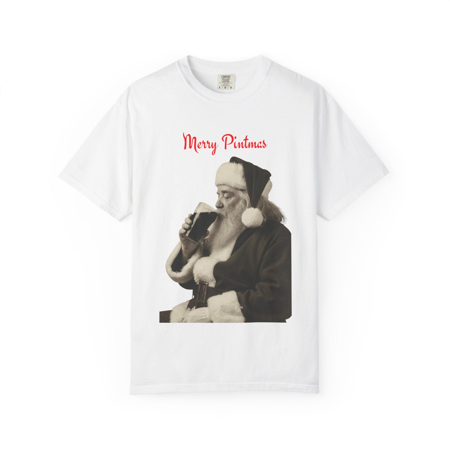 Merry Pintmas - Santa Drinking a Guinness Tee