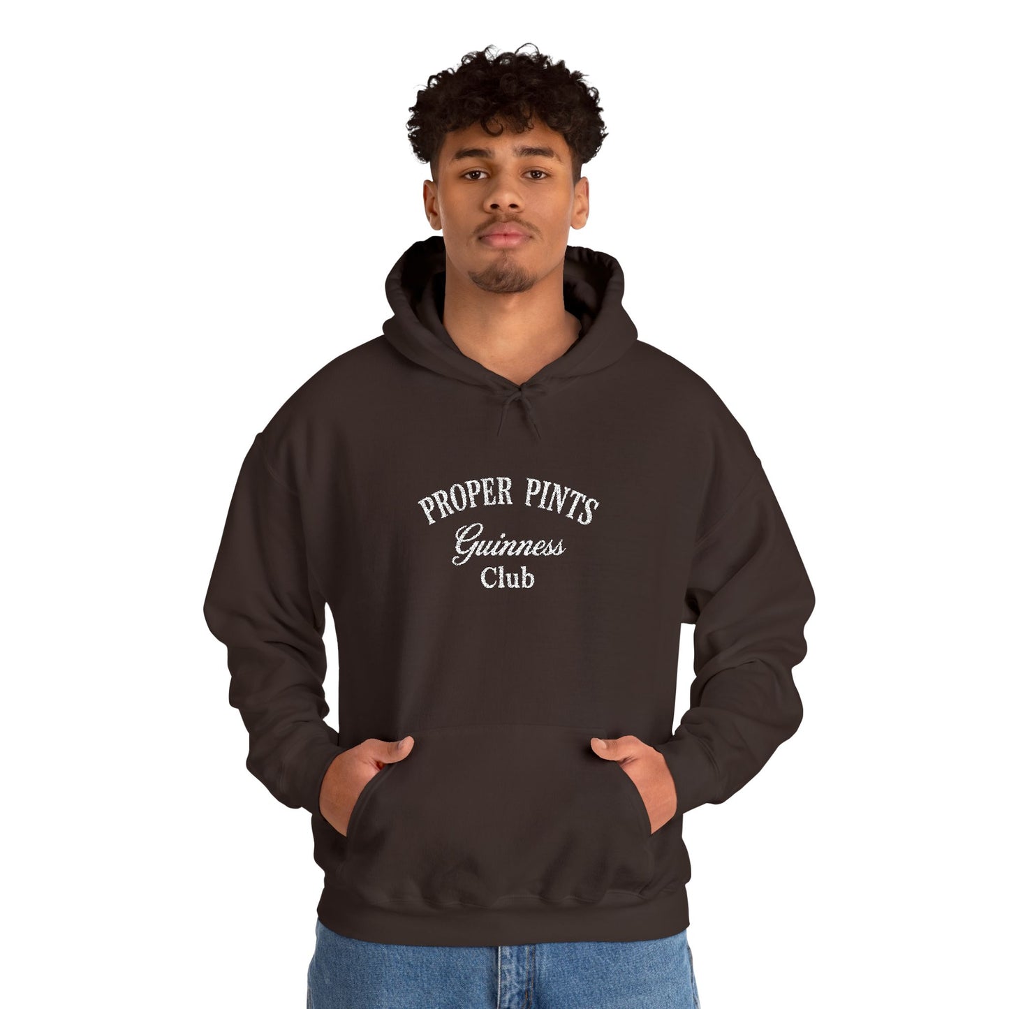 Embroidered Hoodie - Proper Pints Guinness Club