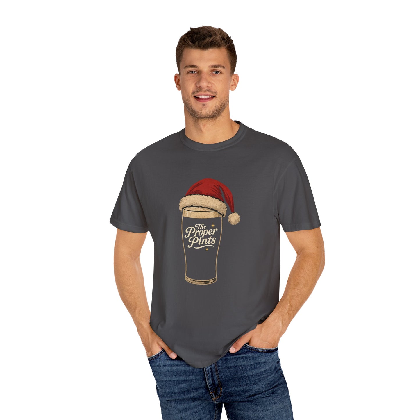 Santa Pint Christmas Tee