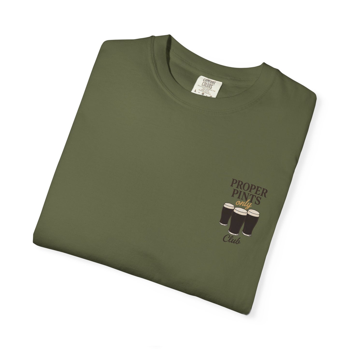 Proper Pints Guinness Club T Shirt- Front and Back Design