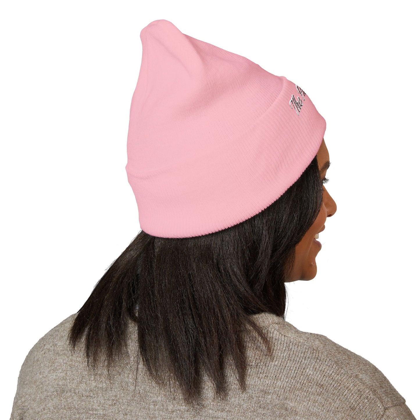 Embroidered 'The Proper Pints' Cuffed Beanie — Cozy Pub-Inspired Knit Hat