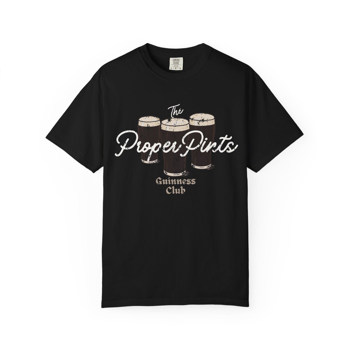 Vintage Distressed Proper Pints Guinness Club T-Shirt