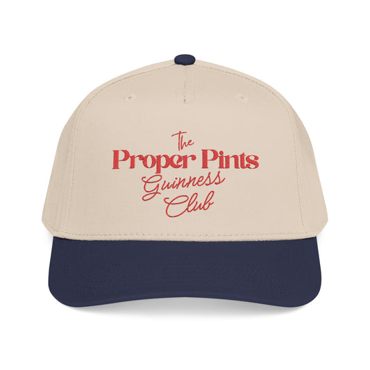 The Proper Pints Guinness Club Hat (5 Panel Embroidered)