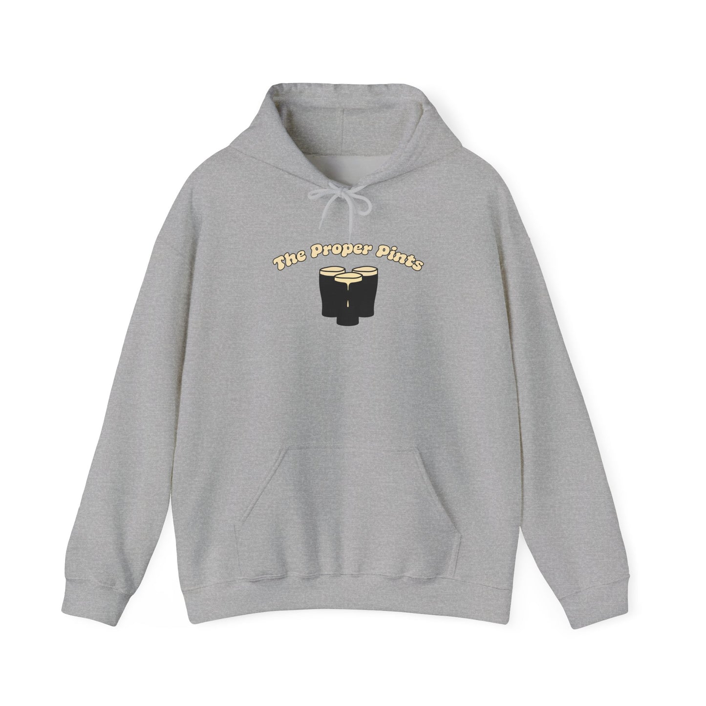 The Proper Pints Guinness Cream Retro Print Hoodie