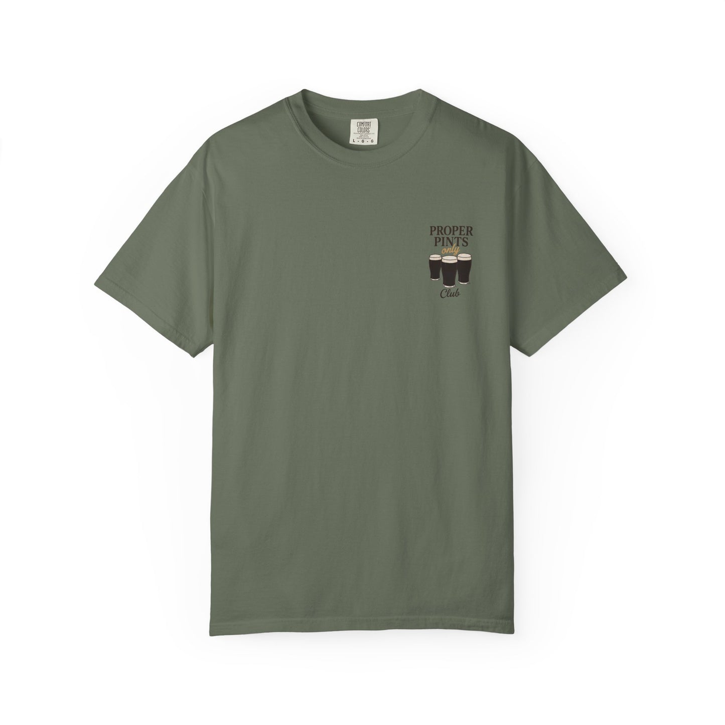 Proper Pints Guinness Club T Shirt- Front and Back Design