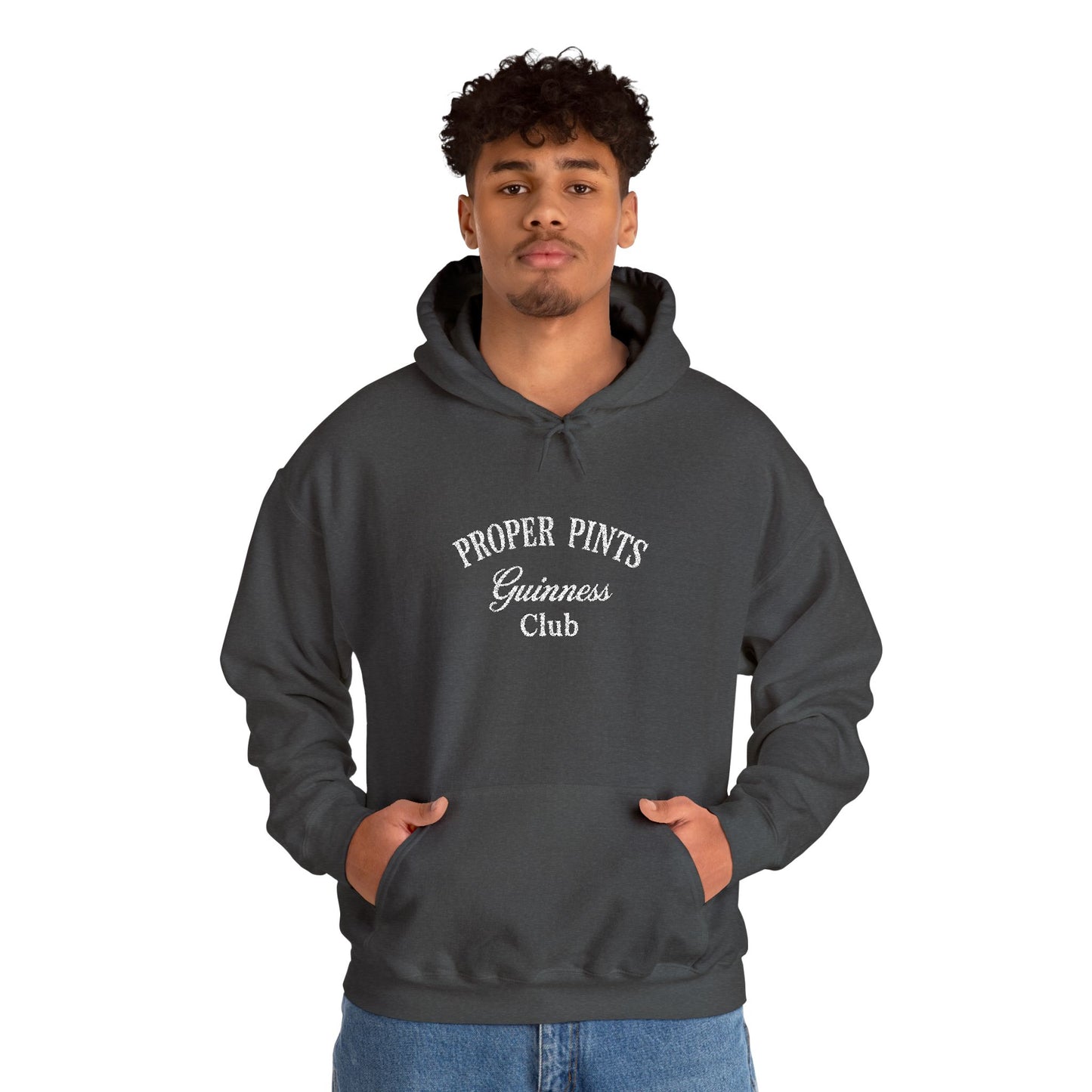 Embroidered Hoodie - Proper Pints Guinness Club