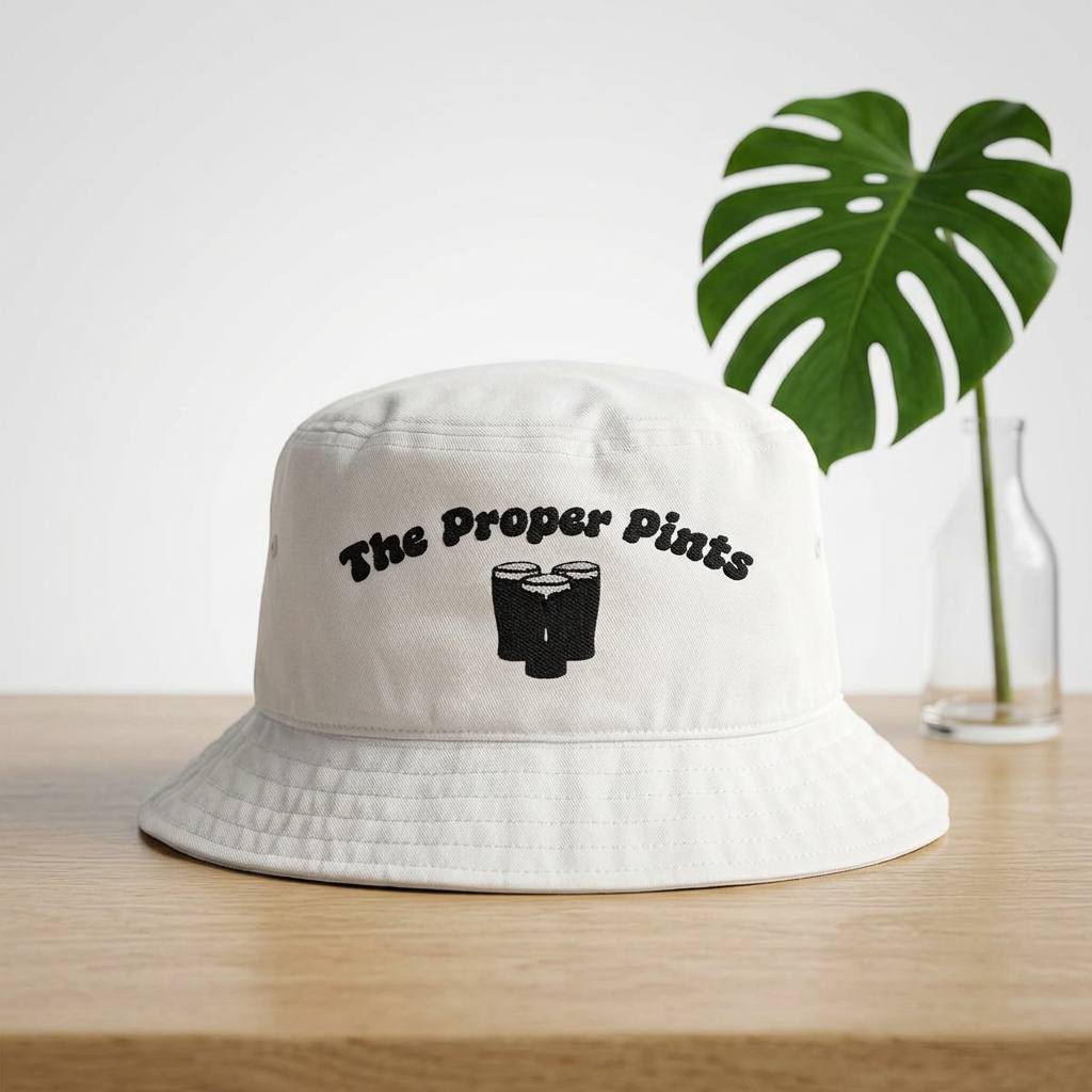 The Proper Pints Bucket Hat - Embroidered.
