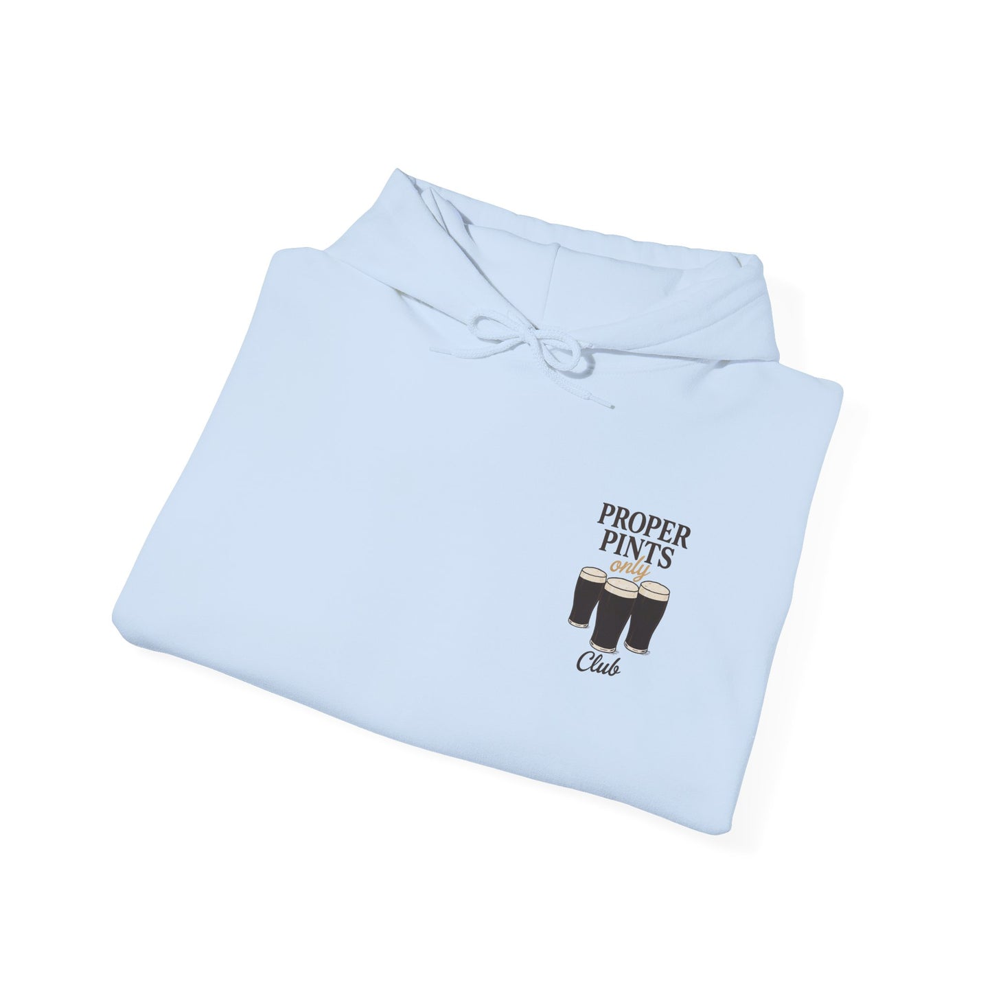 Proper Pints Only Club Guinness Hoodie - Unisex Sweatshirt, Guinness Beer Lover Hooded,