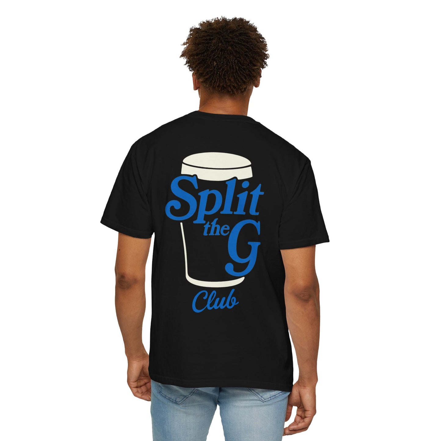 Guinness Split the G Club T-Shirt -Front & Back Design