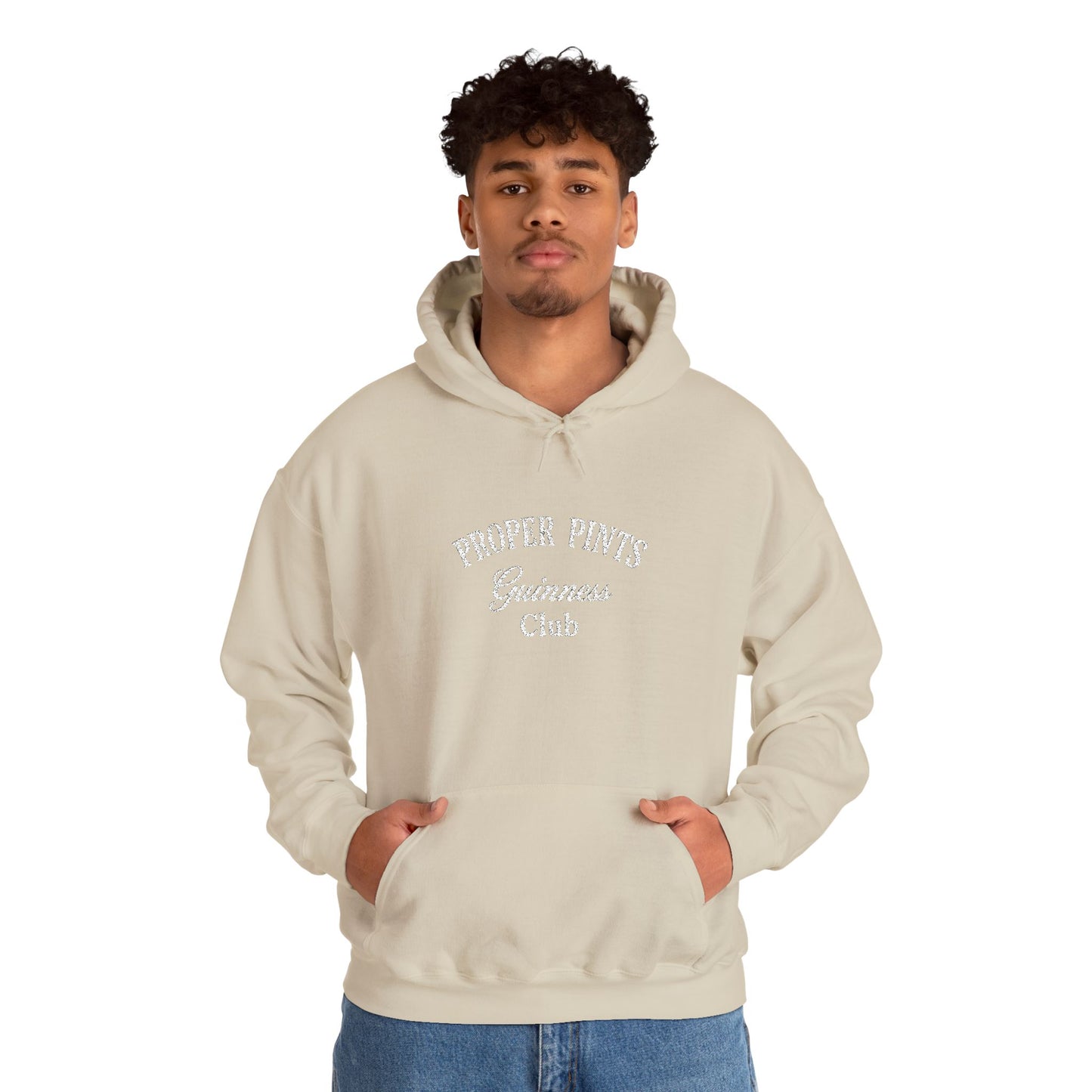 Embroidered Hoodie - Proper Pints Guinness Club