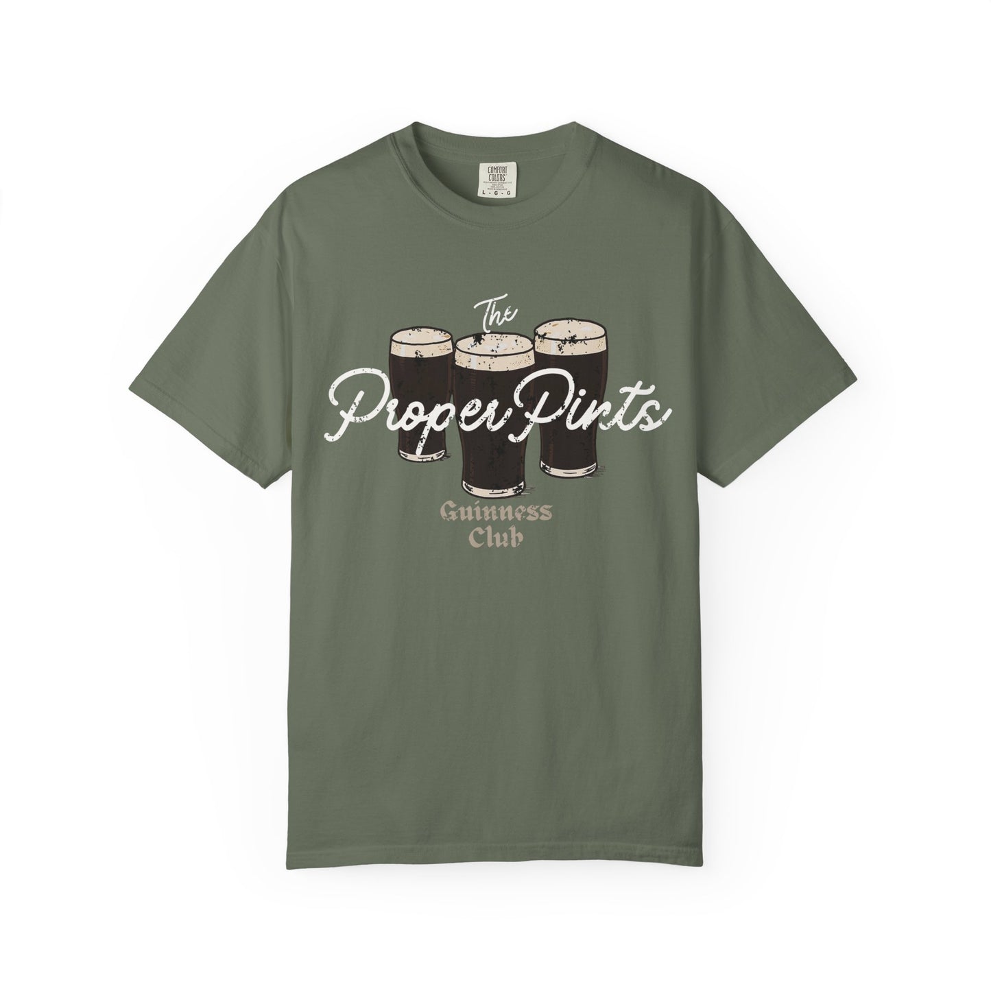 Vintage Distressed Proper Pints Guinness Club T-Shirt