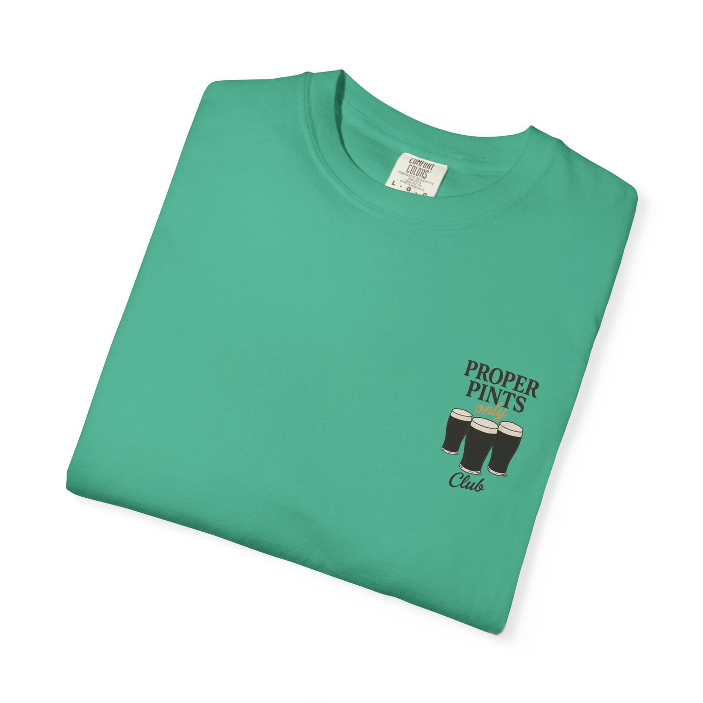 Proper Pints Guinness Club T Shirt- Front and Back Design