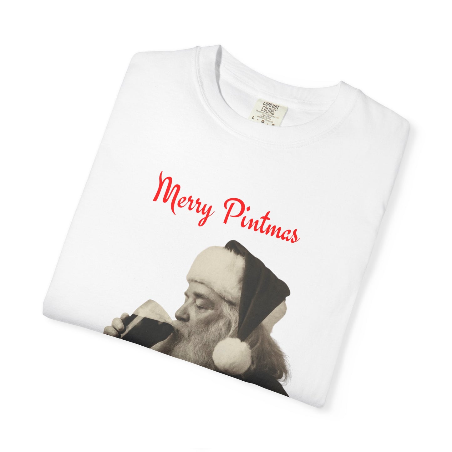 Merry Pintmas - Santa Drinking a Guinness Tee