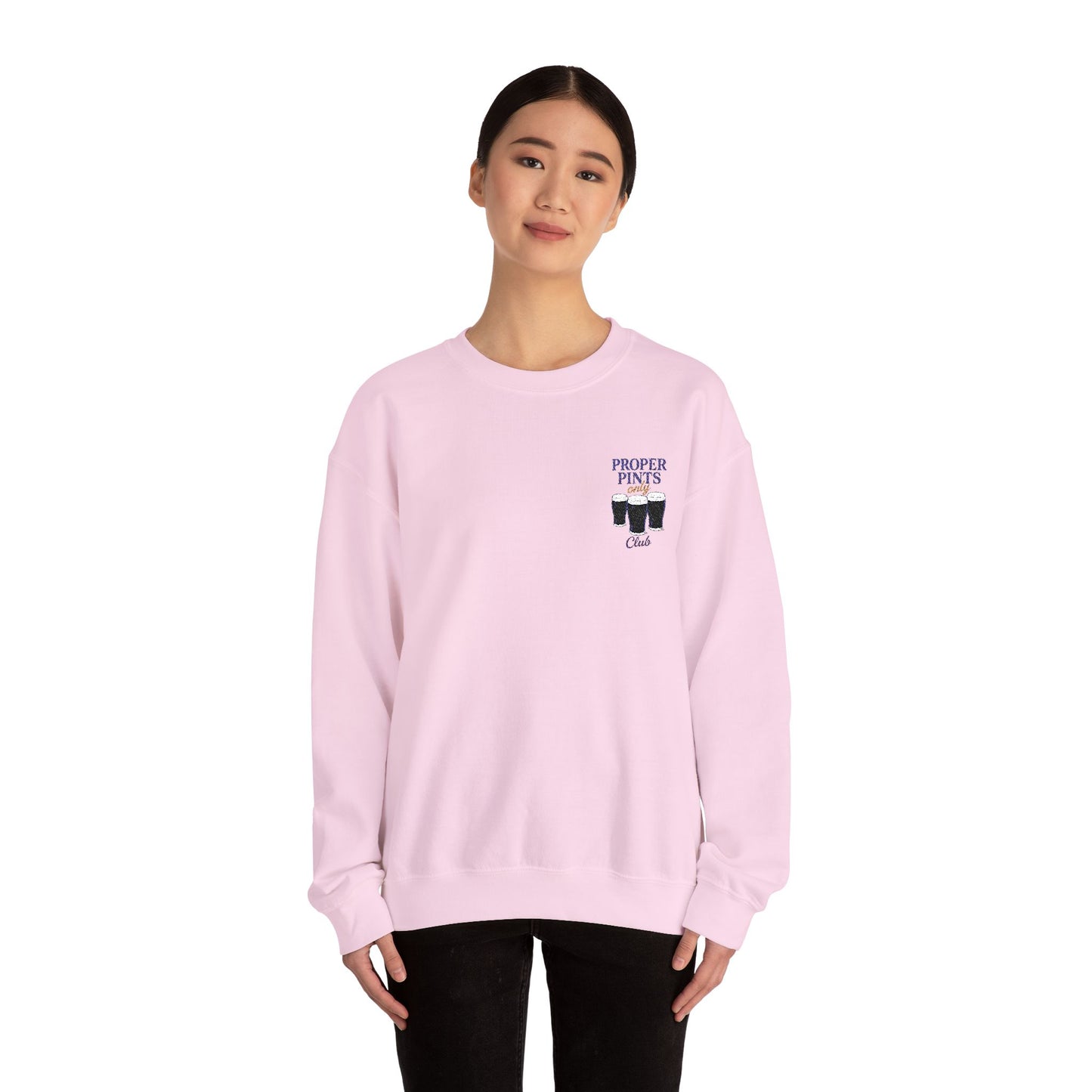 Proper Pints Club Embroidered Crewneck
