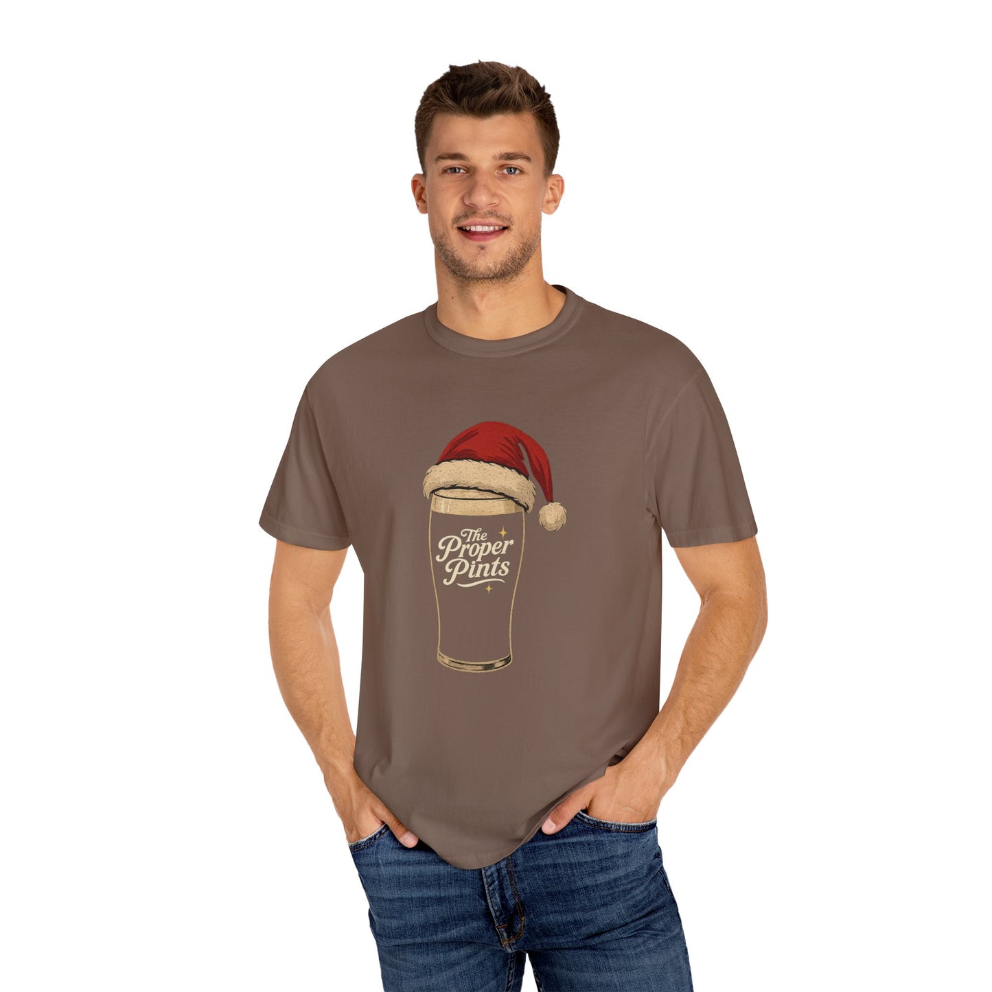 Santa Pint Christmas Tee