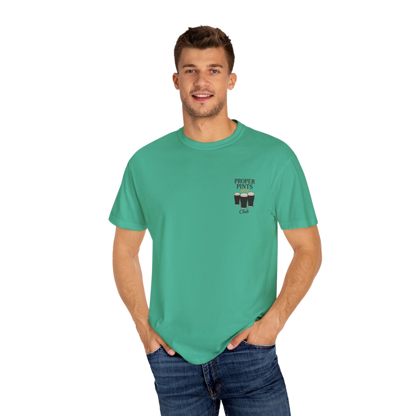 Proper Pints Guinness Club T Shirt- Front and Back Design