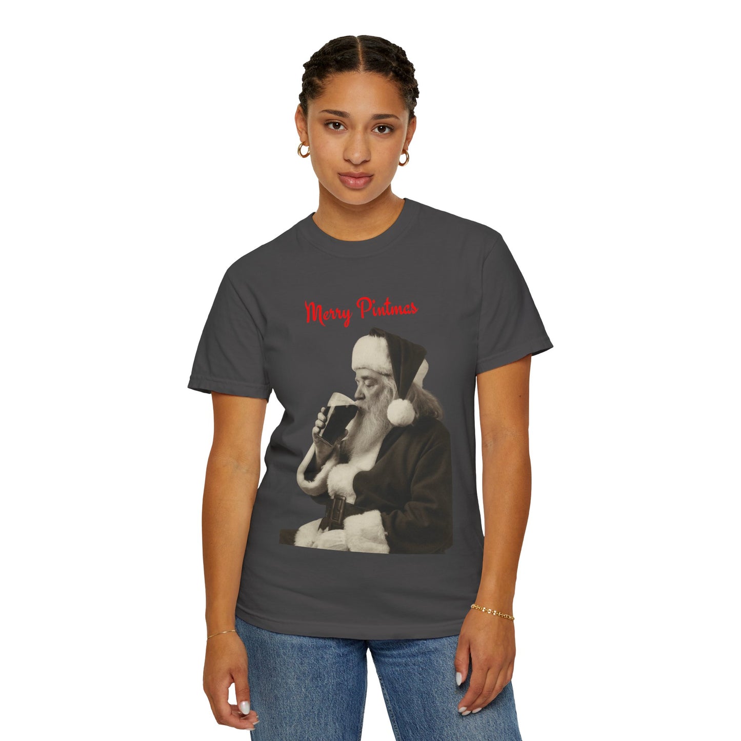 Merry Pintmas - Santa Drinking a Guinness Tee