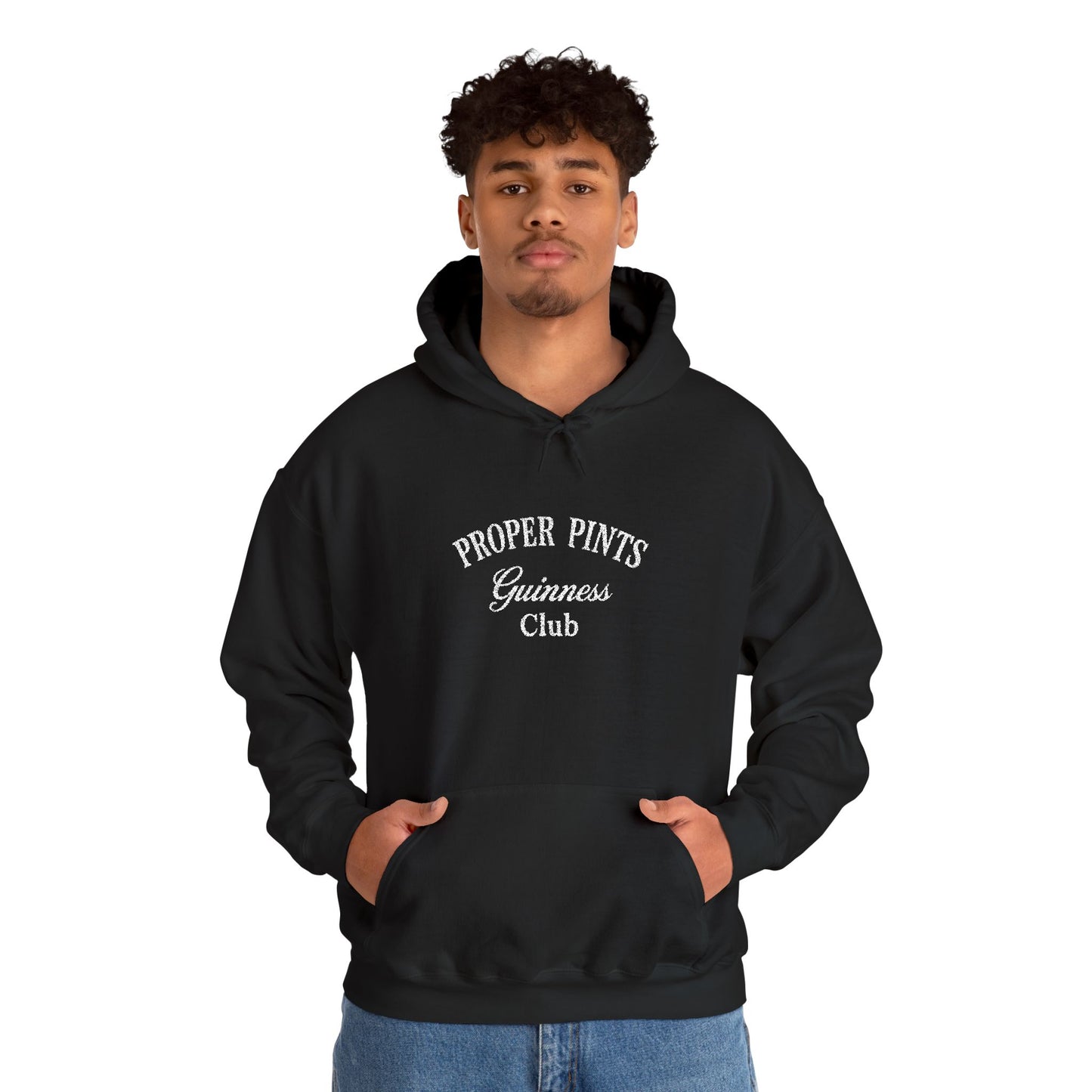 Embroidered Hoodie - Proper Pints Guinness Club