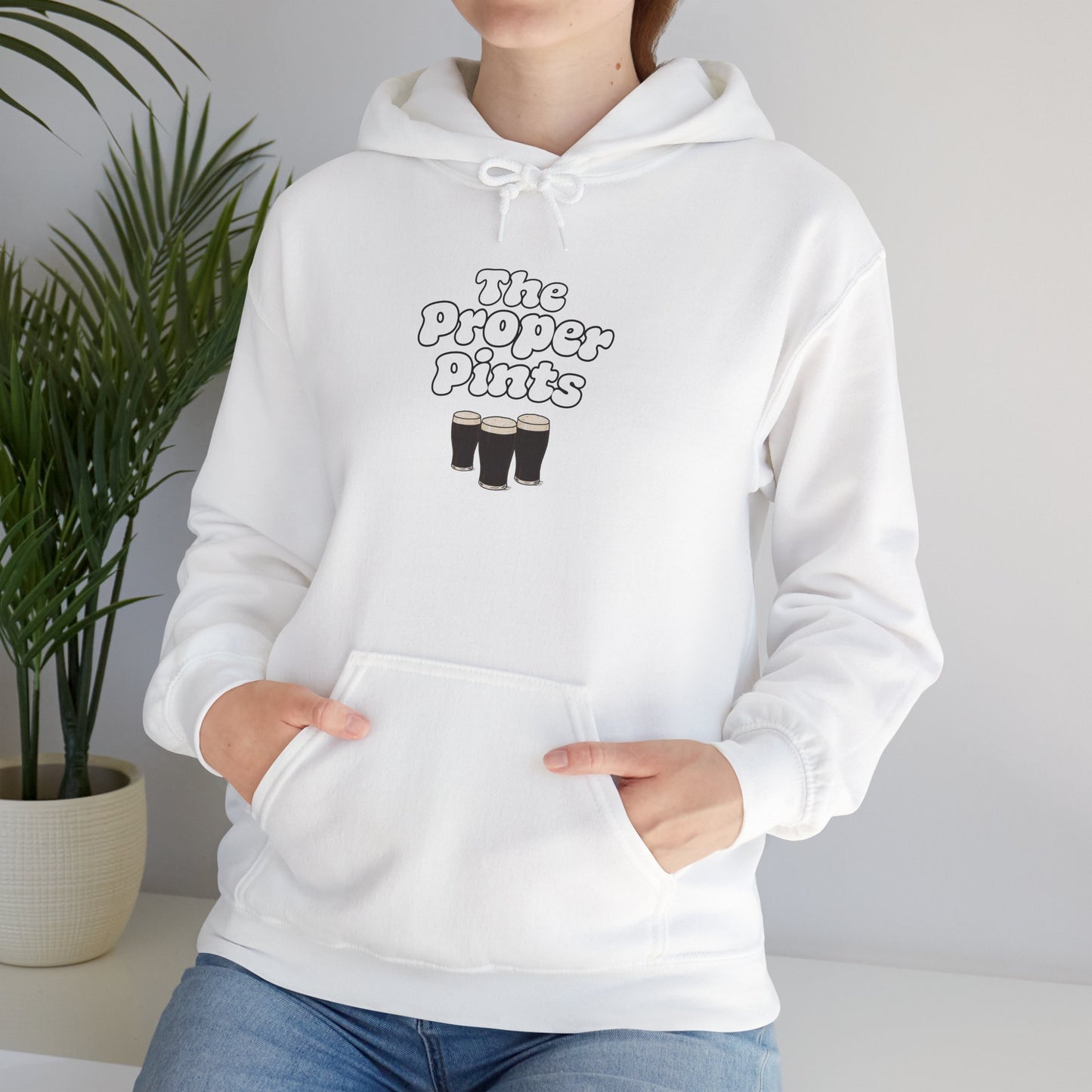 Guinness 'The Proper Pints' Retro Print Hoodie