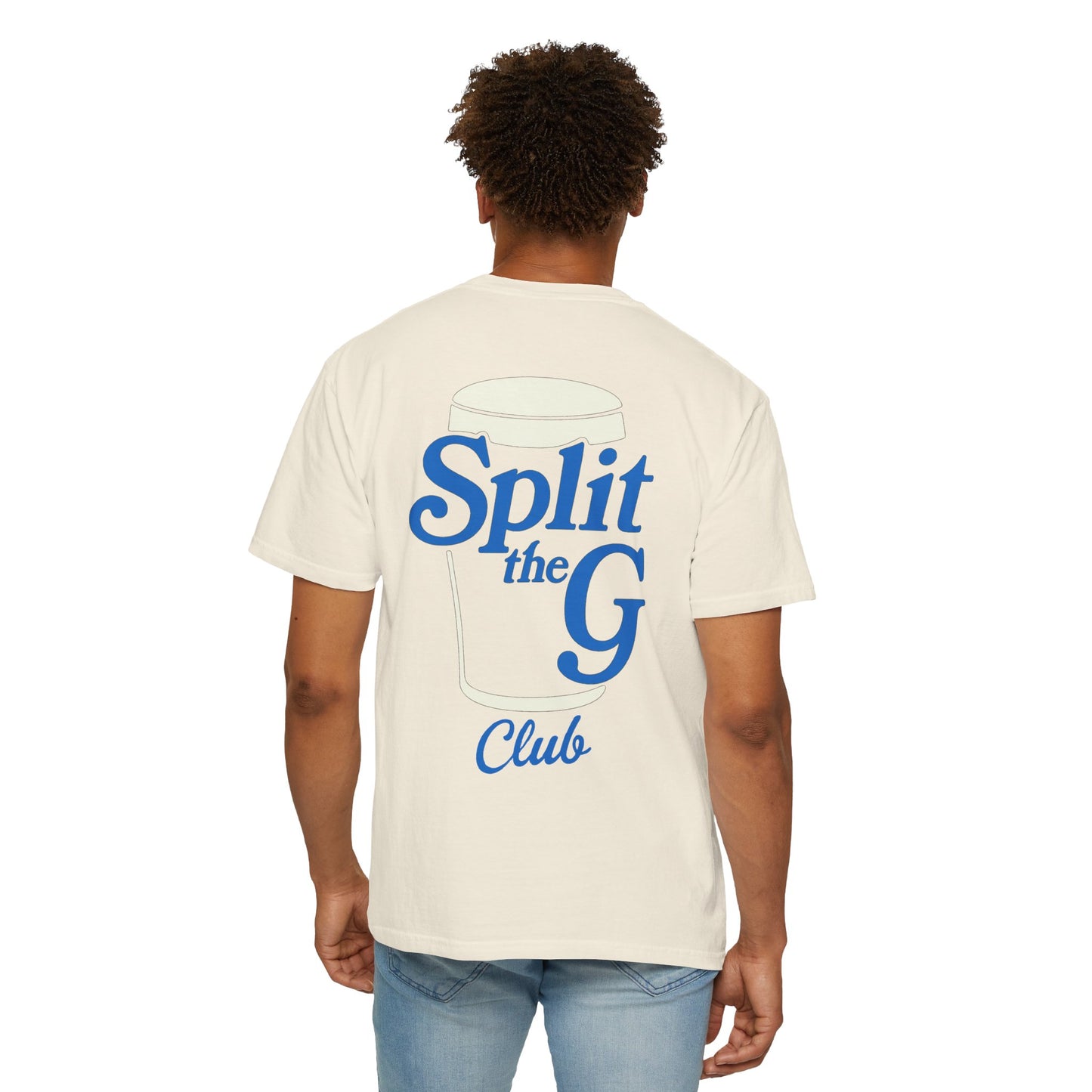 Guinness Split the G Club T-Shirt -Front & Back Design