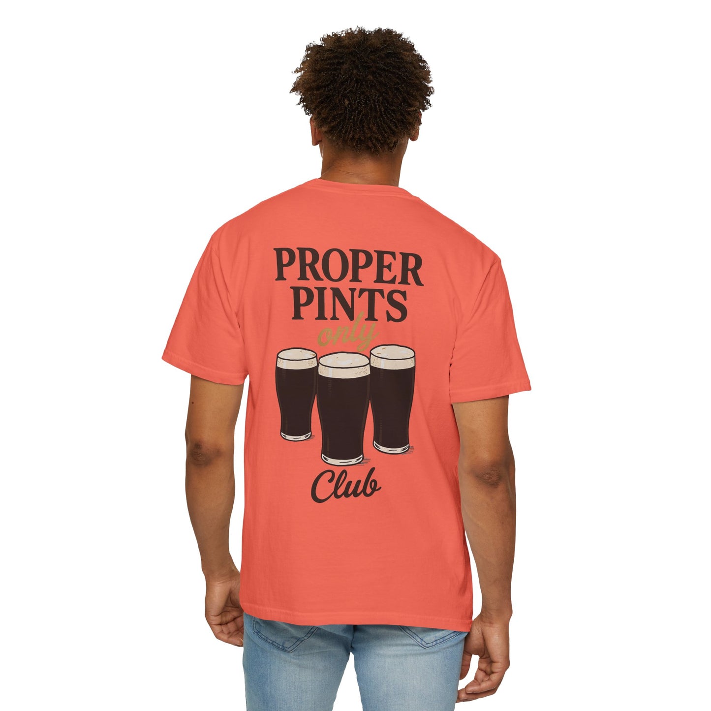 Proper Pints Guinness Club T Shirt- Front and Back Design