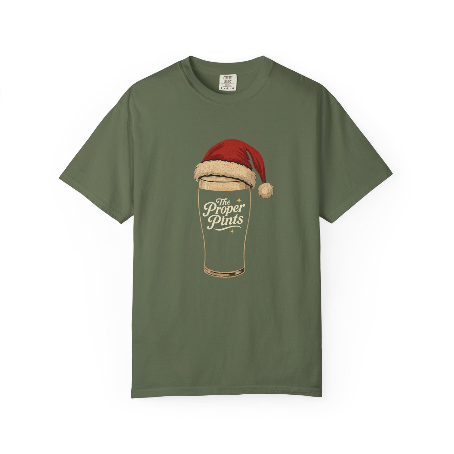 Santa Pint Christmas Tee