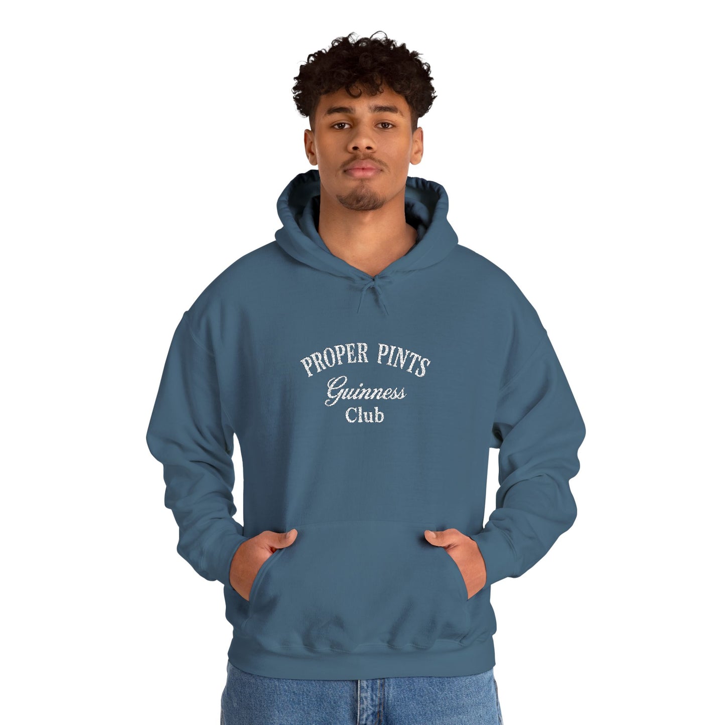 Embroidered Hoodie - Proper Pints Guinness Club