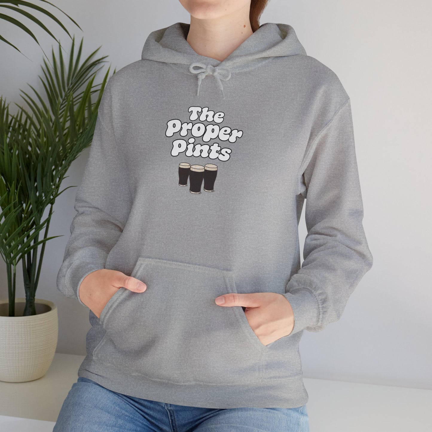 Guinness 'The Proper Pints' Retro Print Hoodie