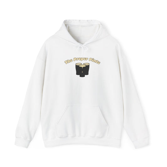 The Proper Pints Guinness Cream Retro Print Hoodie