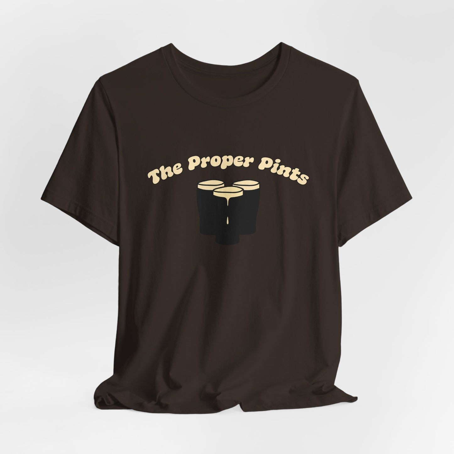 The Proper Pints T-Shirt — Retro Beer Pint Graphic Tee