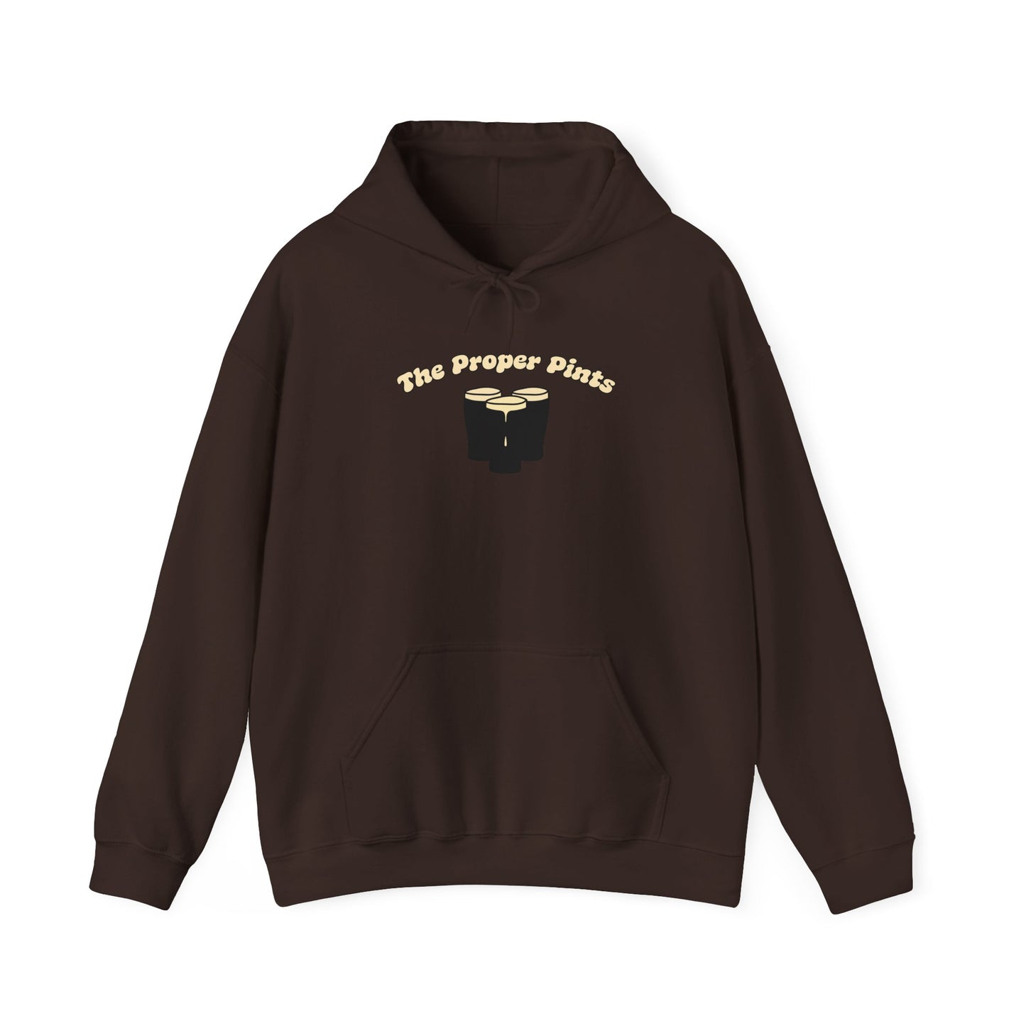 The Proper Pints Guinness Cream Retro Print Hoodie