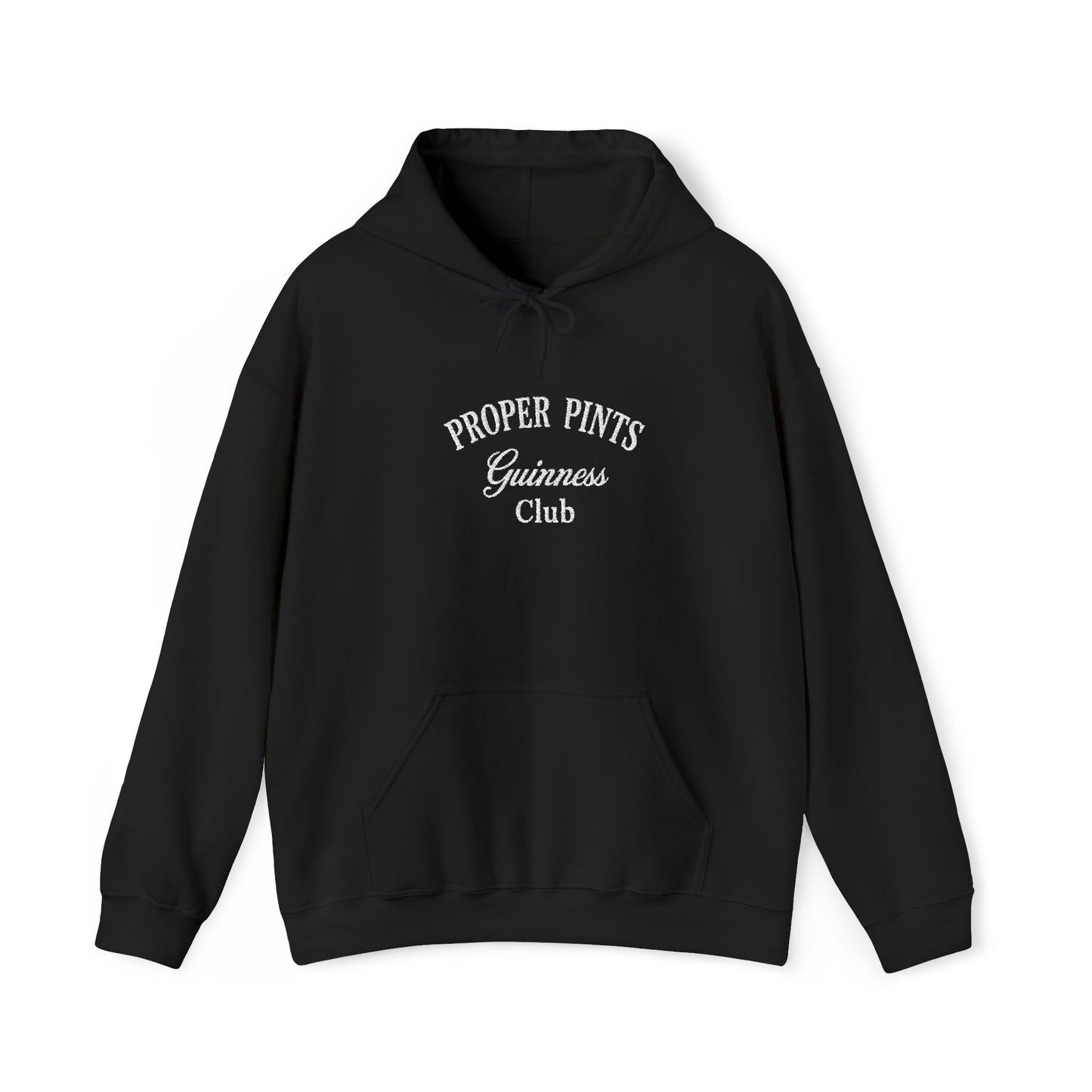 Embroidered Hoodie - Proper Pints Guinness Club