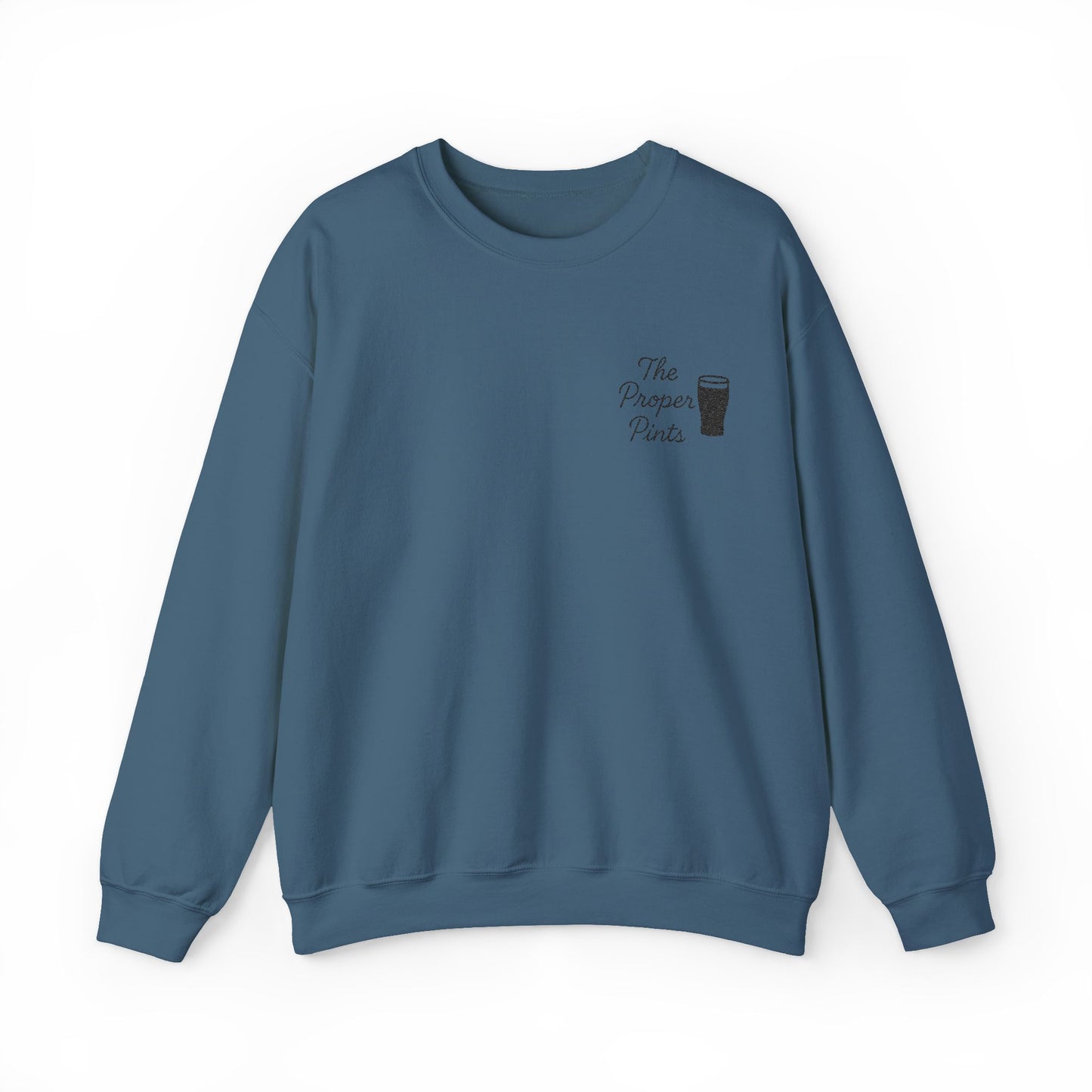 Embroidered "The Proper Pints" Crewneck, Guinness Logo