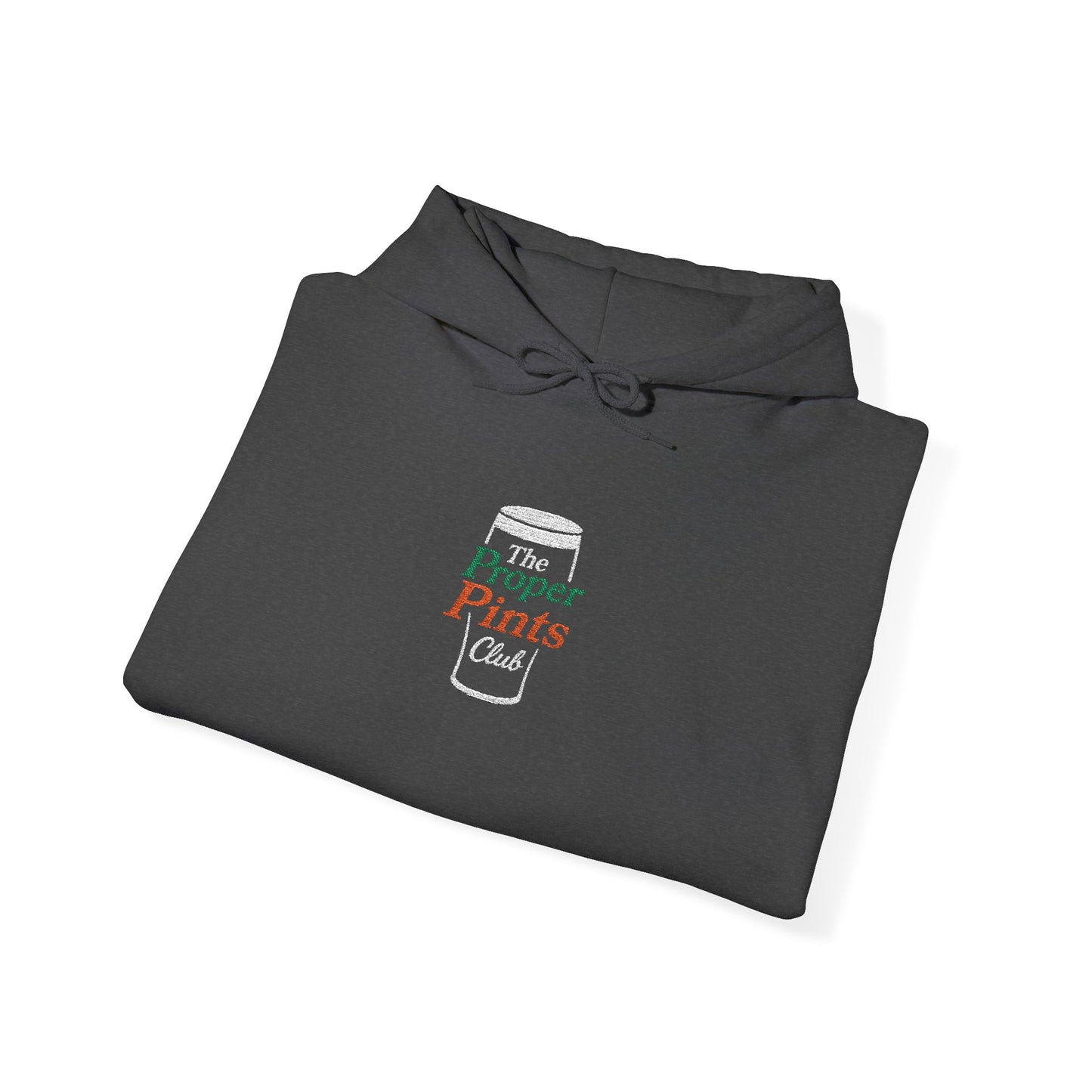 Embroidered Hoodie - The Proper Pints Club, Ireland Colours