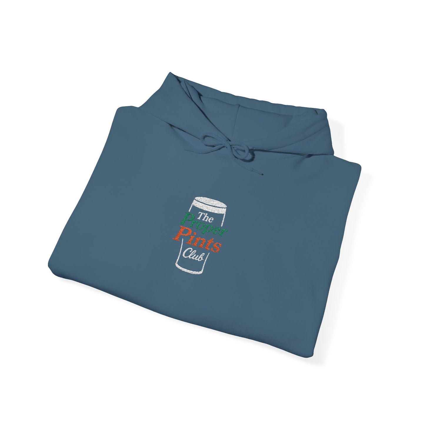 Embroidered Hoodie - The Proper Pints Club, Ireland Colours