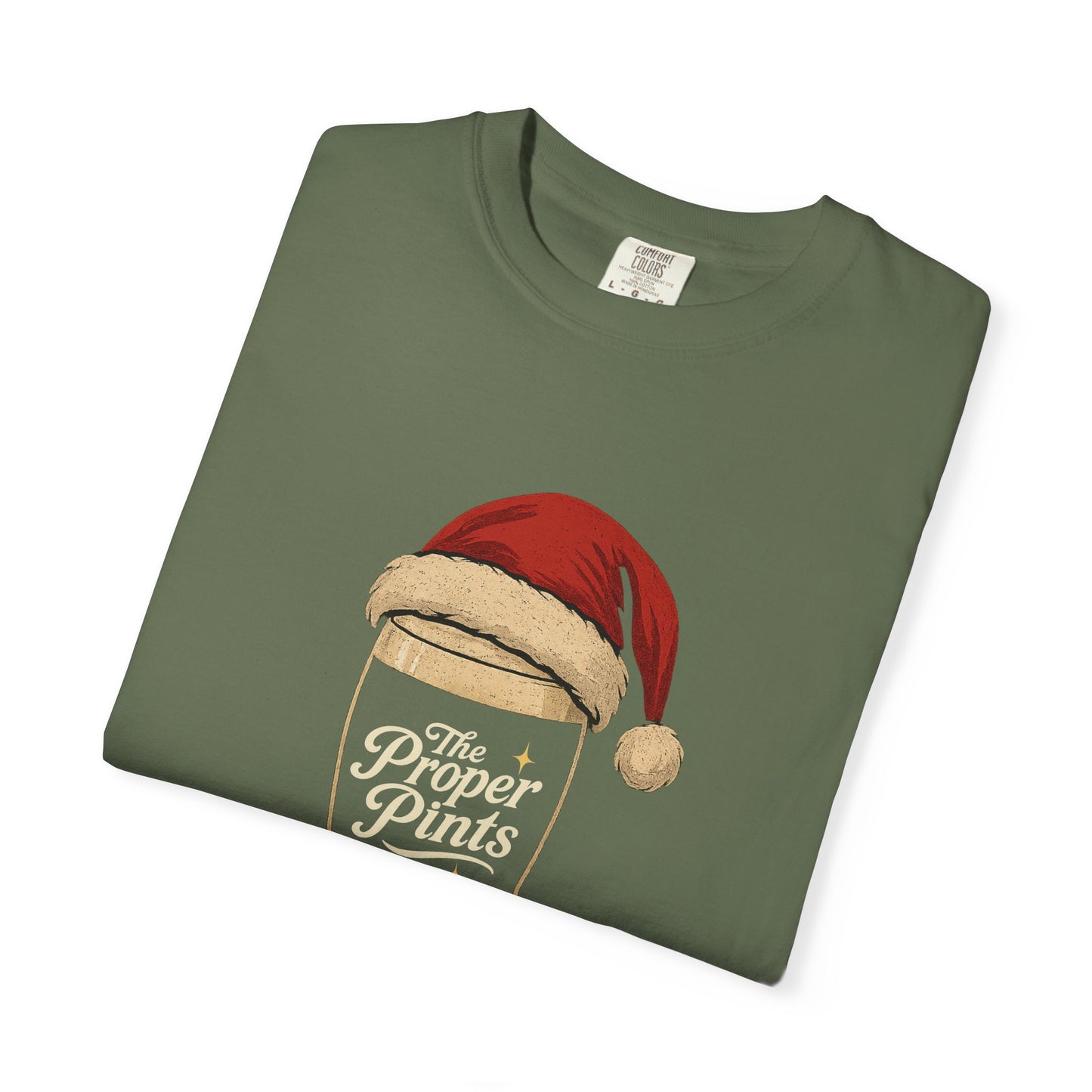 Santa Pint Christmas Tee