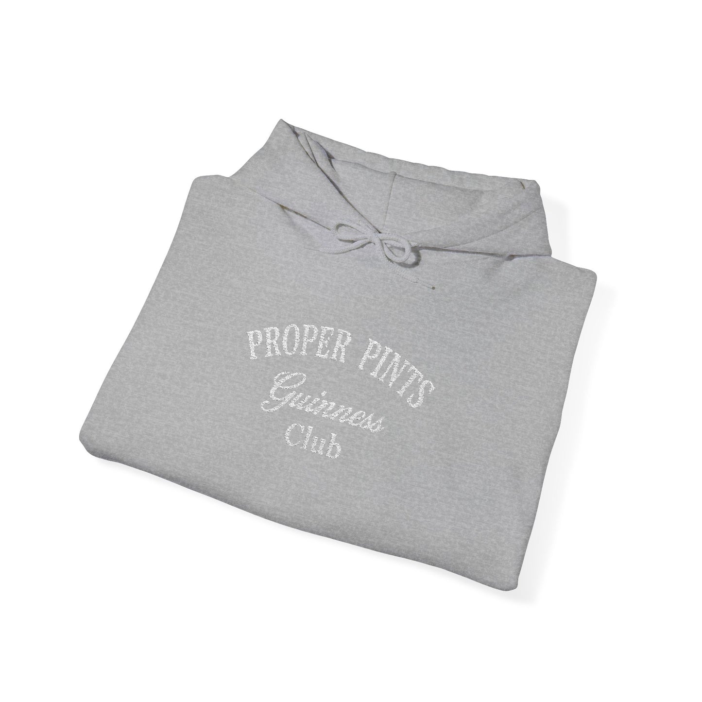 Embroidered Hoodie - Proper Pints Guinness Club