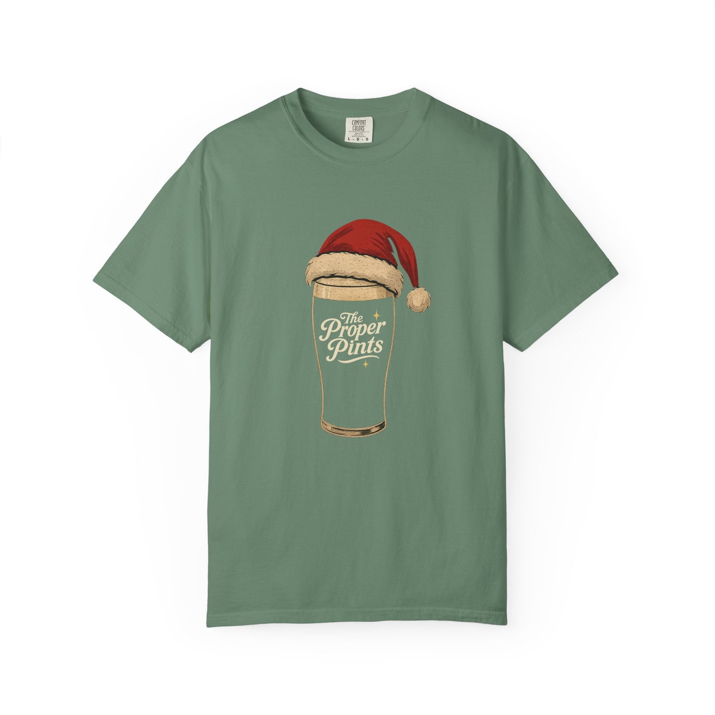 Santa Pint Christmas Tee