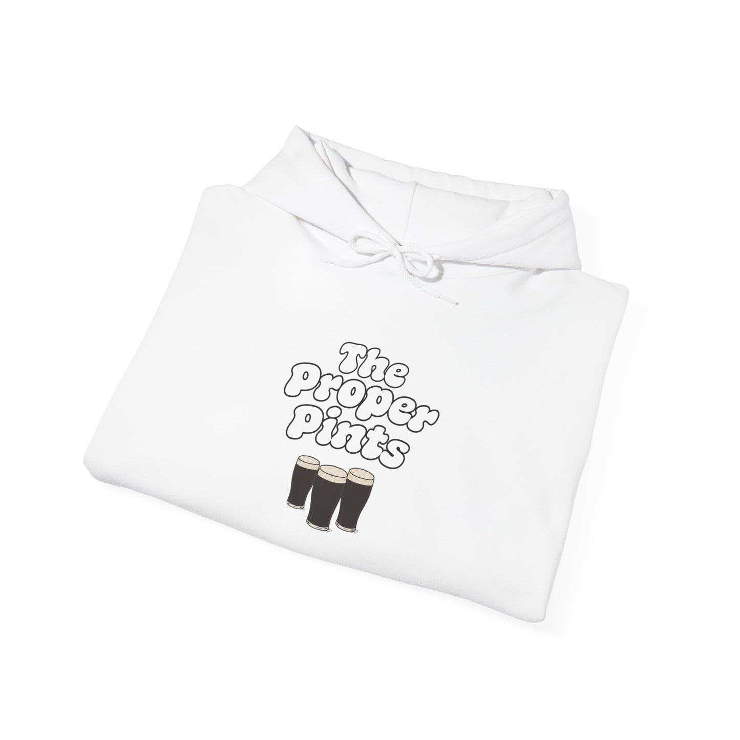 Guinness 'The Proper Pints' Retro Print Hoodie