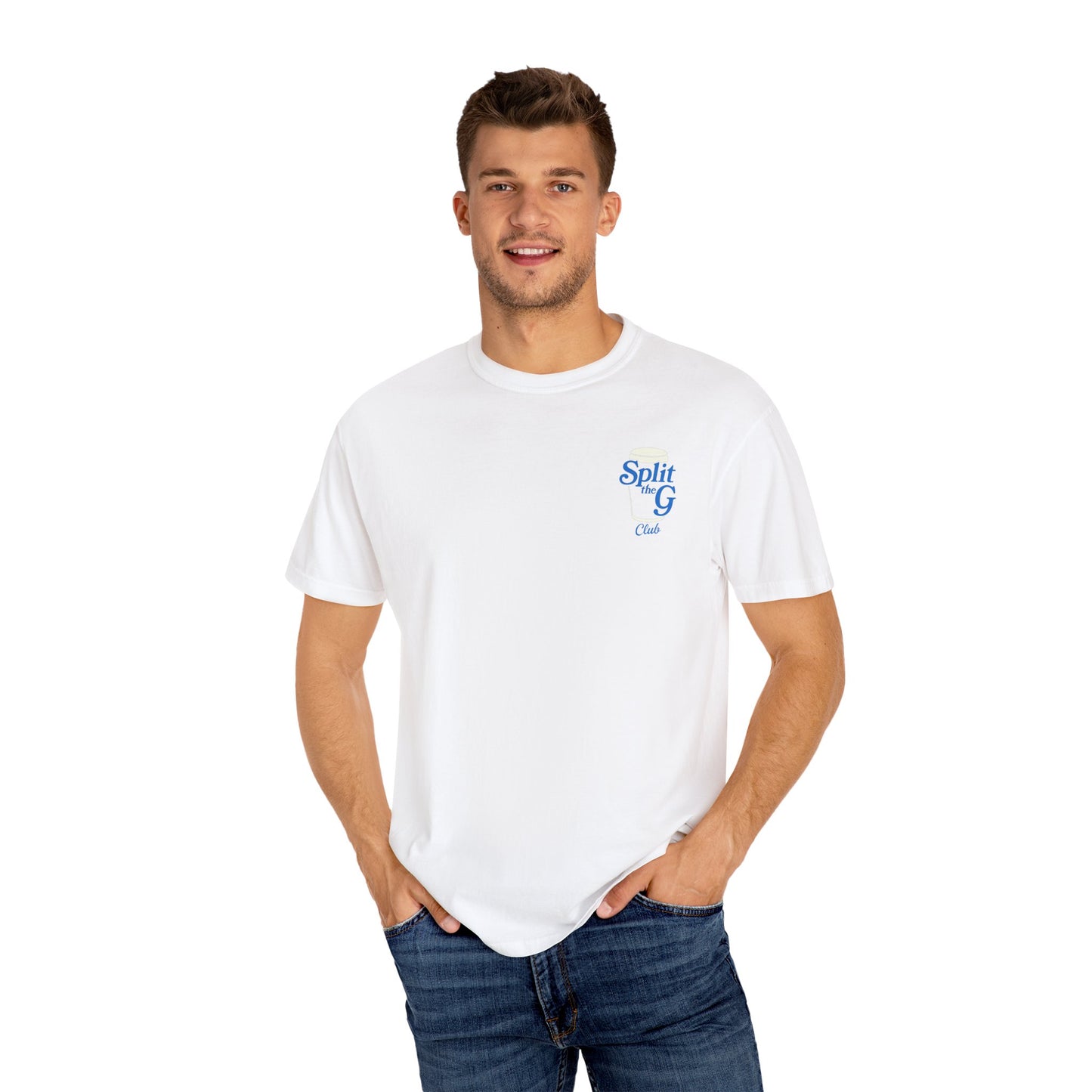 Guinness Split the G Club T-Shirt -Front & Back Design